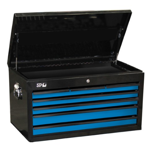 SP - TOOL BOX BLACK/BLUE 7 DRAWER CUSTOM SUMO 